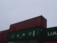40'HC jūrinis konteineris,rudas,TRLU..